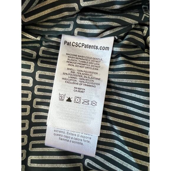 Columbia Hawlings Hill Bomber Jacket Thermal Coil-Blue Black Camo Size S $160 - Picture 4 of 10